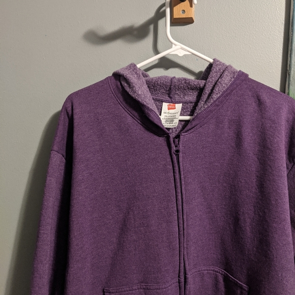 Purple oversized zip up sweater - Picture 4 of 8